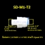 ข้อต่อตรง (1/8MIP x 1/4OD) สวมเร็ว Speed Fit 10 Pcs.