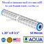ไส้กรองน้ำ ตาข่าย สเตนเลส (Sediment) 20 นิ้ว x 2.5 นิ้ว 50 Micron AQUA