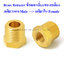 ข้อลดเหลี่ยมทองเหลือง เกลียวนอก (Male) x เกลียวใน (Female)