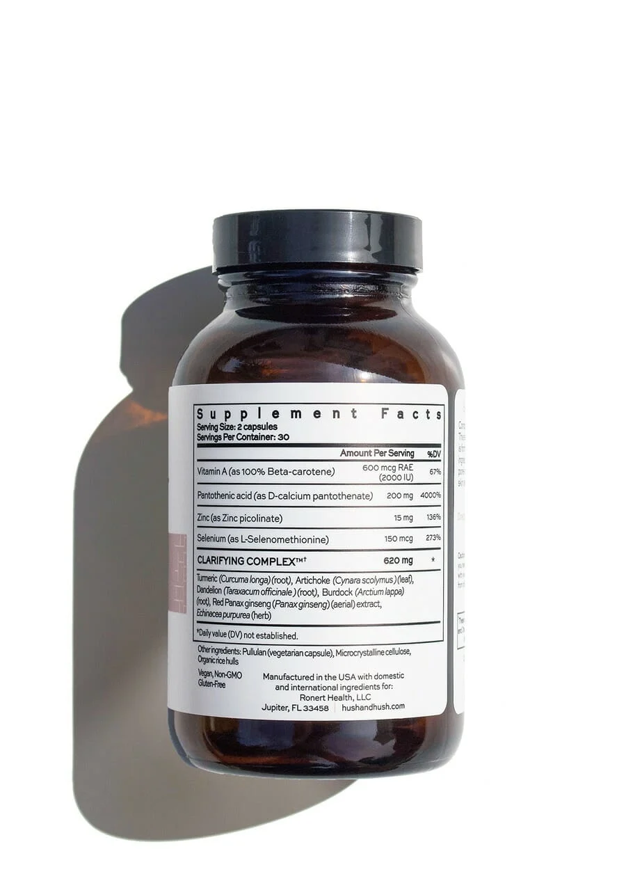 Hush&Hush SkinCapsule™ CLEAR+ 60 Capsules 0 กก.