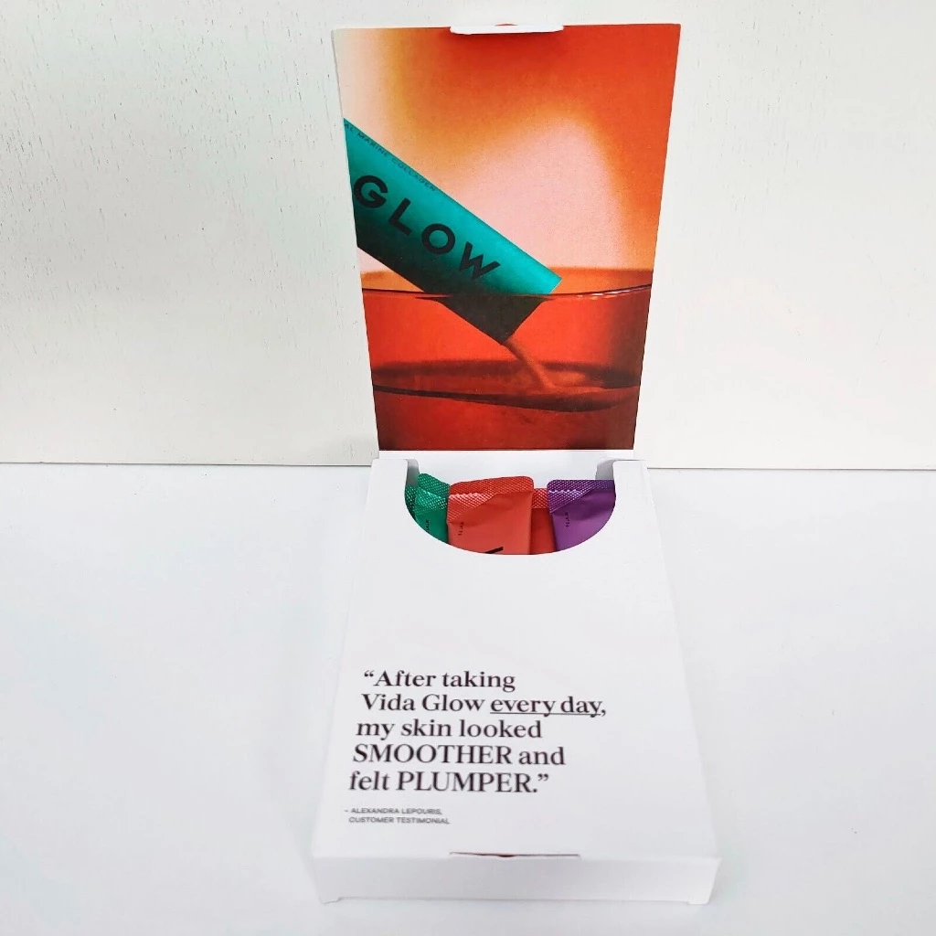 Vida Glow Natural Marine Collagen, Mixed Flavour 6 Sachets 0 กก.