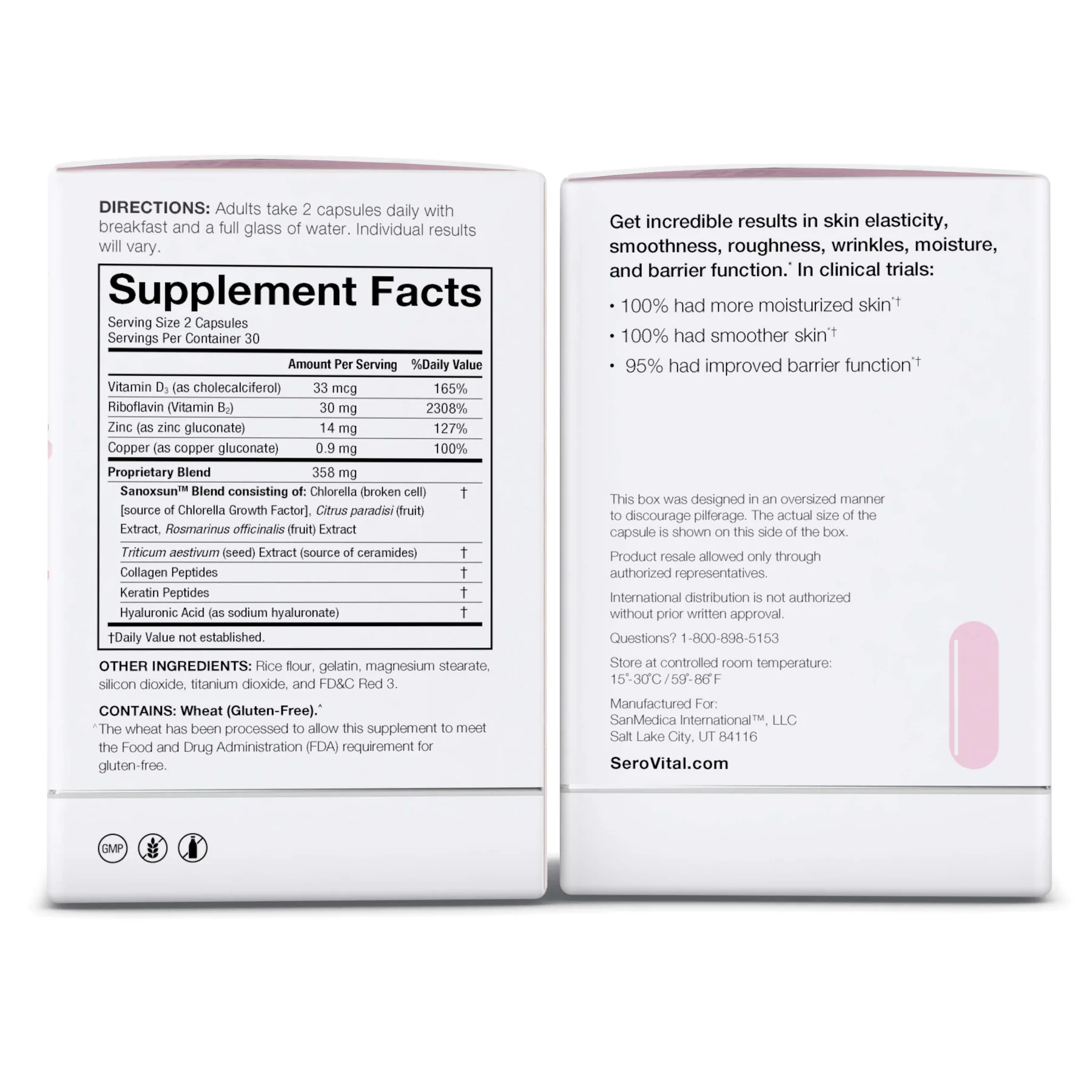 Serovital Skin Restore 60 Capsules 0 กก.